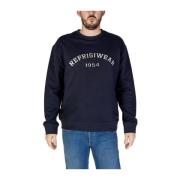 Katoenen Sweater met Sweatshirt Design RefrigiWear , Blue , Heren