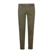 Stretch katoenen chino broek groen Tramarossa , Green , Heren