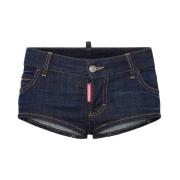 Navy Blauw Geborduurde Denim Jeans Dsquared2 , Blue , Dames