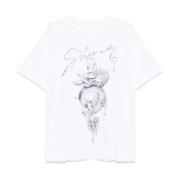 Witte T-shirts en Polos Givenchy , White , Heren