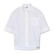 Overhemd met zak Kenzo , White , Dames