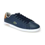 Leren sneakers Graduate Lcr3 Lacoste , Blue , Heren