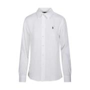 Langemouw Knopen Voor Shirt Ralph Lauren , White , Dames