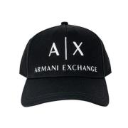 Katoenen zonneklep voor mannen Armani Exchange , Black , Heren