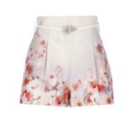 Bloemen zijden en katoenen shorts Zimmermann , Multicolor , Dames