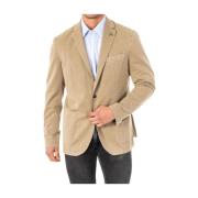 Klassieke lange mouw reversblazer La Martina , Beige , Heren