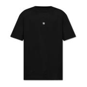 T-shirt met 4G-borduursel Givenchy , Black , Heren