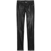 Zwarte Voorkant Knoop Jeans Zadig & Voltaire , Black , Dames