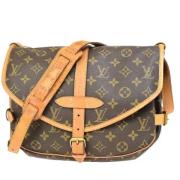 Pre-owned Canvas louis-vuitton-bags Louis Vuitton Vintage , Brown , Da...