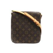 Pre-owned Canvas shoulder-bags Louis Vuitton Vintage , Brown , Dames