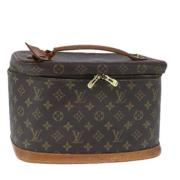 Pre-owned Canvas handbags Louis Vuitton Vintage , Brown , Dames