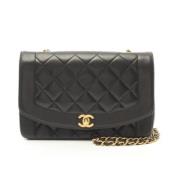 Pre-owned Fabric chanel-bags Chanel Vintage , Black , Dames