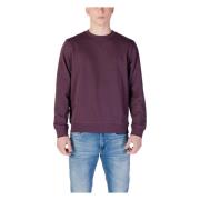 Katoenen Heren Sweatshirt Herfst/Winter Collectie Hugo Boss , Purple ,...