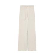 Luxe wollen en kasjmier broek Max Mara , Beige , Dames