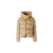 Korte Gewatteerde Jas Pinko , Beige , Dames