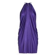 Paarse Cocktail Minijurk Aw24 Tom Ford , Purple , Dames