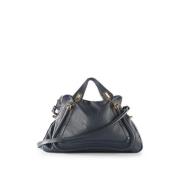 Pre-owned Leather shoulder-bags Chloé Pre-owned , Blue , Dames