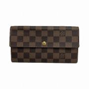 Pre-owned Fabric wallets Louis Vuitton Vintage , Brown , Dames