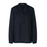 Blouse met Wijde Pasvorm in Middernachtsblauw Marc Cain , Blue , Dames