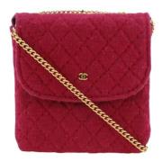 Pre-owned Cotton chanel-bags Chanel Vintage , Pink , Dames