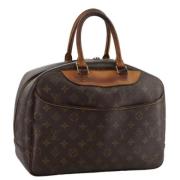 Pre-owned Canvas handbags Louis Vuitton Vintage , Brown , Dames