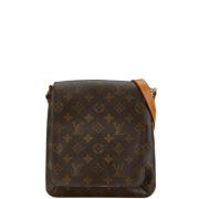 Pre-owned Canvas louis-vuitton-bags Louis Vuitton Vintage , Brown , Da...