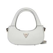 Witte Handtas met Gouden Details Guess , White , Dames