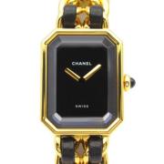 Pre-owned Metal watches Chanel Vintage , Black , Dames