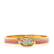 Pre-owned Metal bracelets Hermès Vintage , Pink , Dames