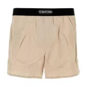 Satin Boxershort in Zand Tom Ford , Beige , Heren