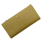 Pre-owned Leather wallets Bally Pre-owned , Beige , Dames