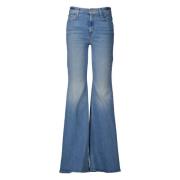 Doozy Blauwe Jeans Mother , Blue , Dames