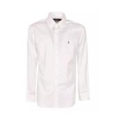 Witte Logo Overhemd Regular Fit Ralph Lauren , White , Heren