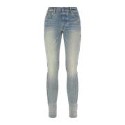 3D Bones Skinny Jean Amiri , Blue , Heren