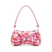 Roze Grafische Print Omslag Schoudertas Diesel , Pink , Dames