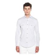 Lange Mouw Jersey Shirt Eleventy , Gray , Heren