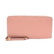 Pre-owned Leather wallets Louis Vuitton Vintage , Pink , Dames