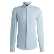 Dynamisch Slim Fit Overhemd Hugo Boss , Blue , Heren