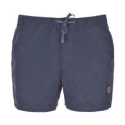 Kompas Logo Zwemshorts 'Donkerblauw' Stone Island , Blue , Heren