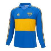 Boca Juniors Shirt Blauw Geel Adidas , Blue , Heren