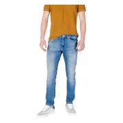 Slim Jeans Lente/Zomer Collectie Tommy Jeans , Blue , Heren