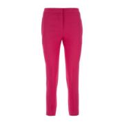 Fuchsia Crepe Pant Alexander McQueen , Pink , Dames