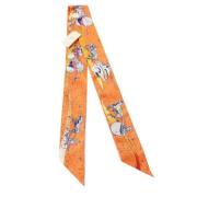 Pre-owned Canvas scarves Hermès Vintage , Multicolor , Dames