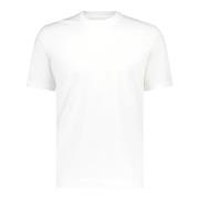 Katoenen T-shirt, Made in Italy Fedeli , White , Heren