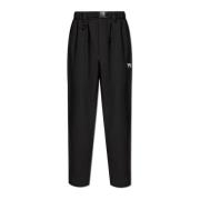 Broek met bedrukt logo Y-3 , Black , Heren