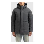 Technische Parka Winterjas Grijs Pure Path , Gray , Heren