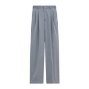 Grijze Broek met Hoge Taille en Wijde Pijpen Filippa K , Gray , Dames