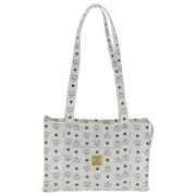 Pre-owned Canvas totes MCM Pre-owned , White , Dames