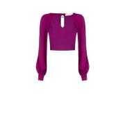 Elegante blouse - Herfst Winter Collectie Rinascimento , Purple , Dame...