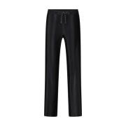 Geplooide Inzet Broek Marc Cain , Black , Dames